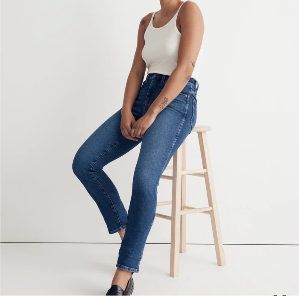 Madewell Women’s Mid-Rise Stovepipe Jeans Size 30